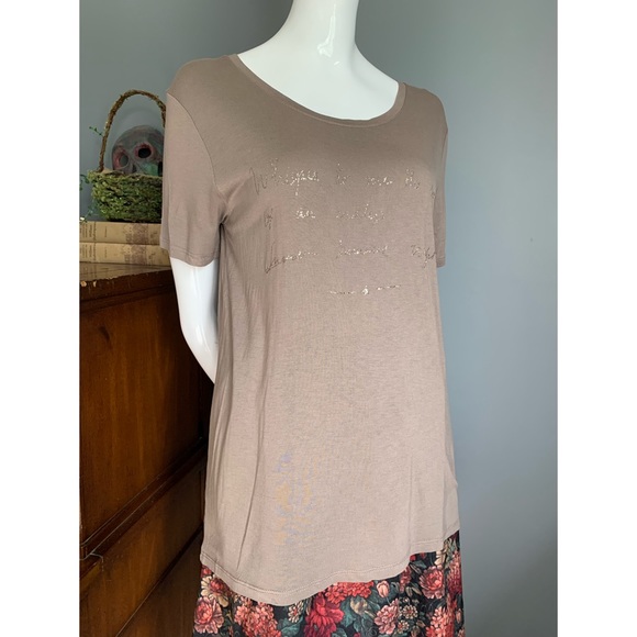 Zara basic : glitter graphic tee - Picture 3 of 13